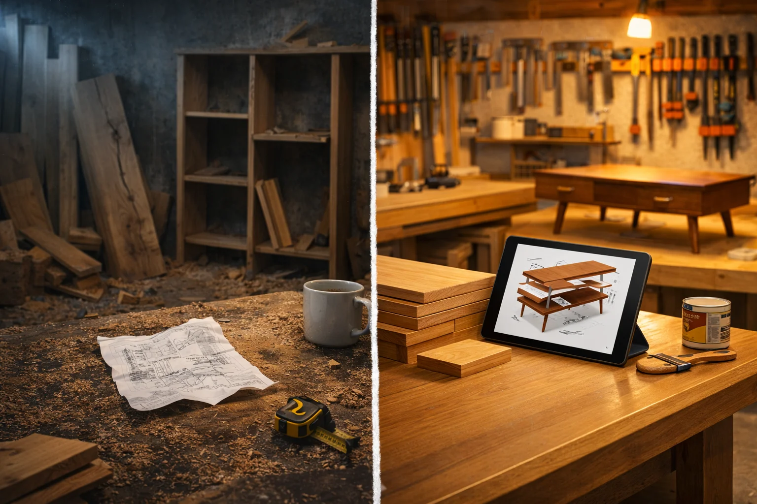 Free vs. Premium Woodworking Plans