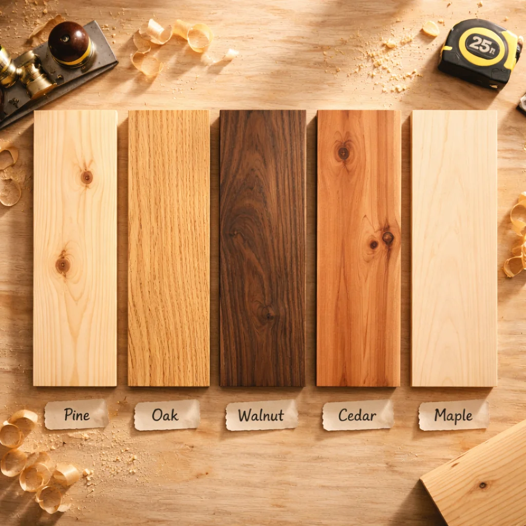 Types of Wood for Woodworking