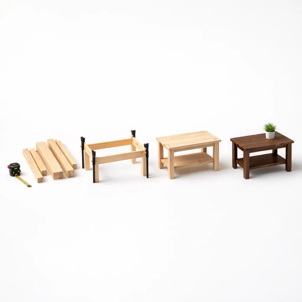 how long to build a wooden coffee table