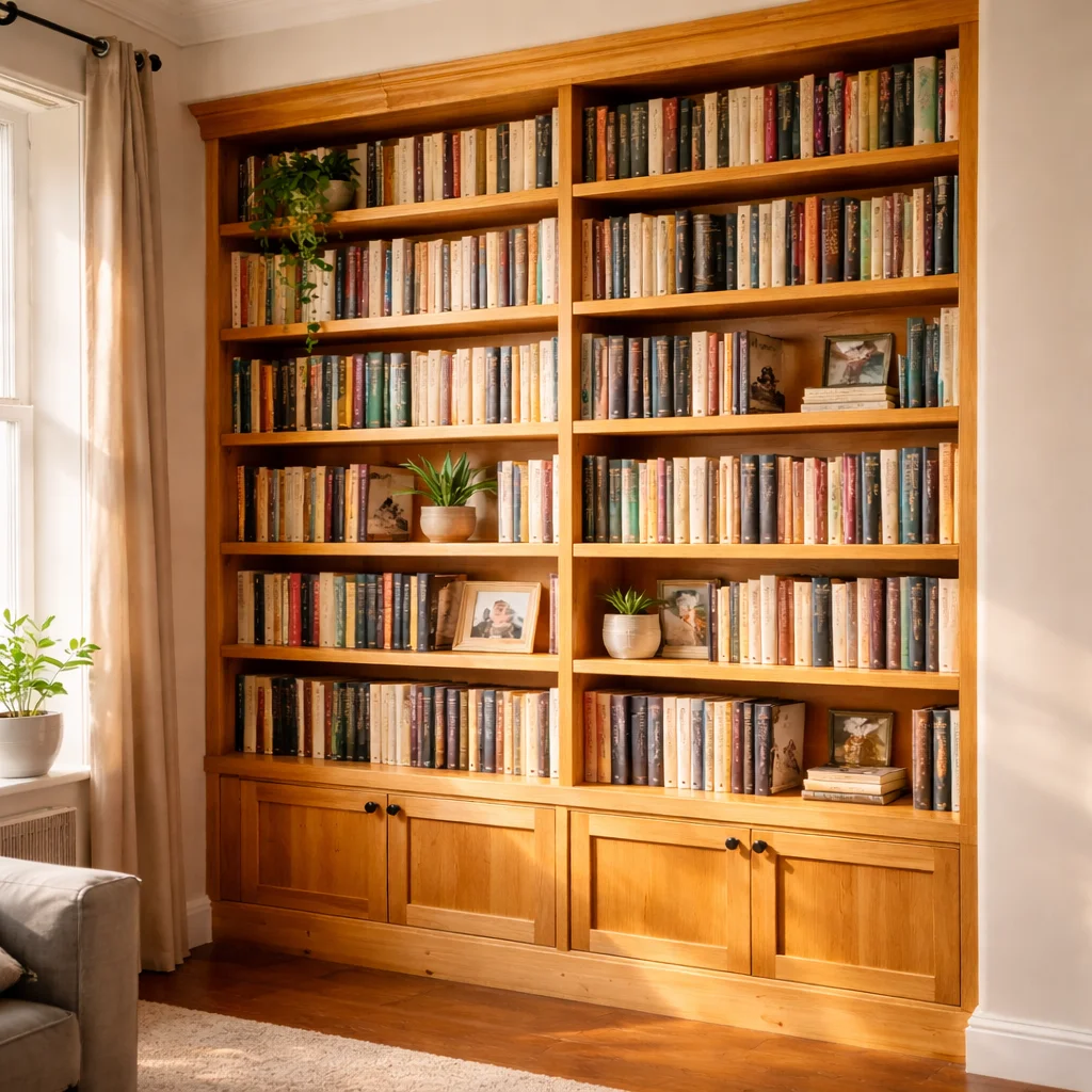 build a custom bookshelf