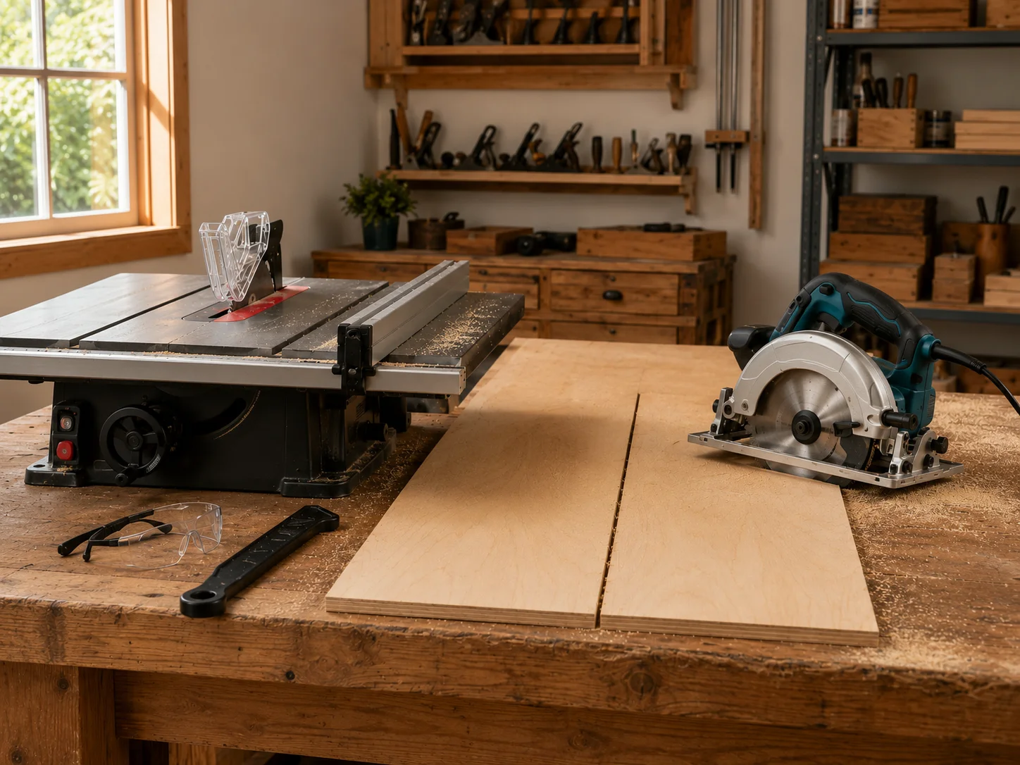 Compare a table saw vs circular saw by accuracy, portability, cost, safety, and project type to choose the right woodworking tool for your workshop.