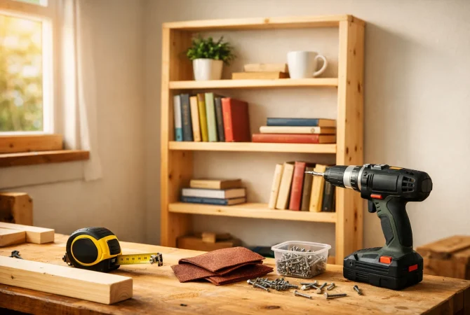 Build a Custom Bookshelf in a Weekend (No Experience Needed)