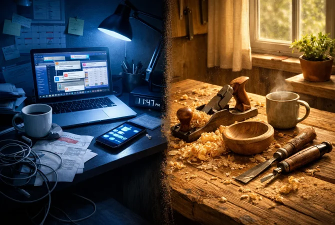 Woodworking Therapy: Why Building with Wood Reduces Stress